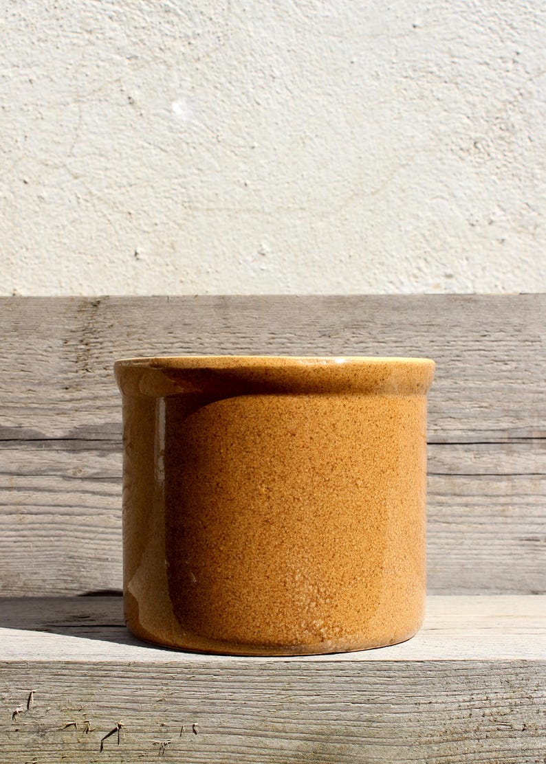 Pot de fleur en céramique vitré minimaliste, 13.5x11.3 cm