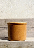 Pot de fleur en céramique vitré minimaliste, 13.5x11.3 cm