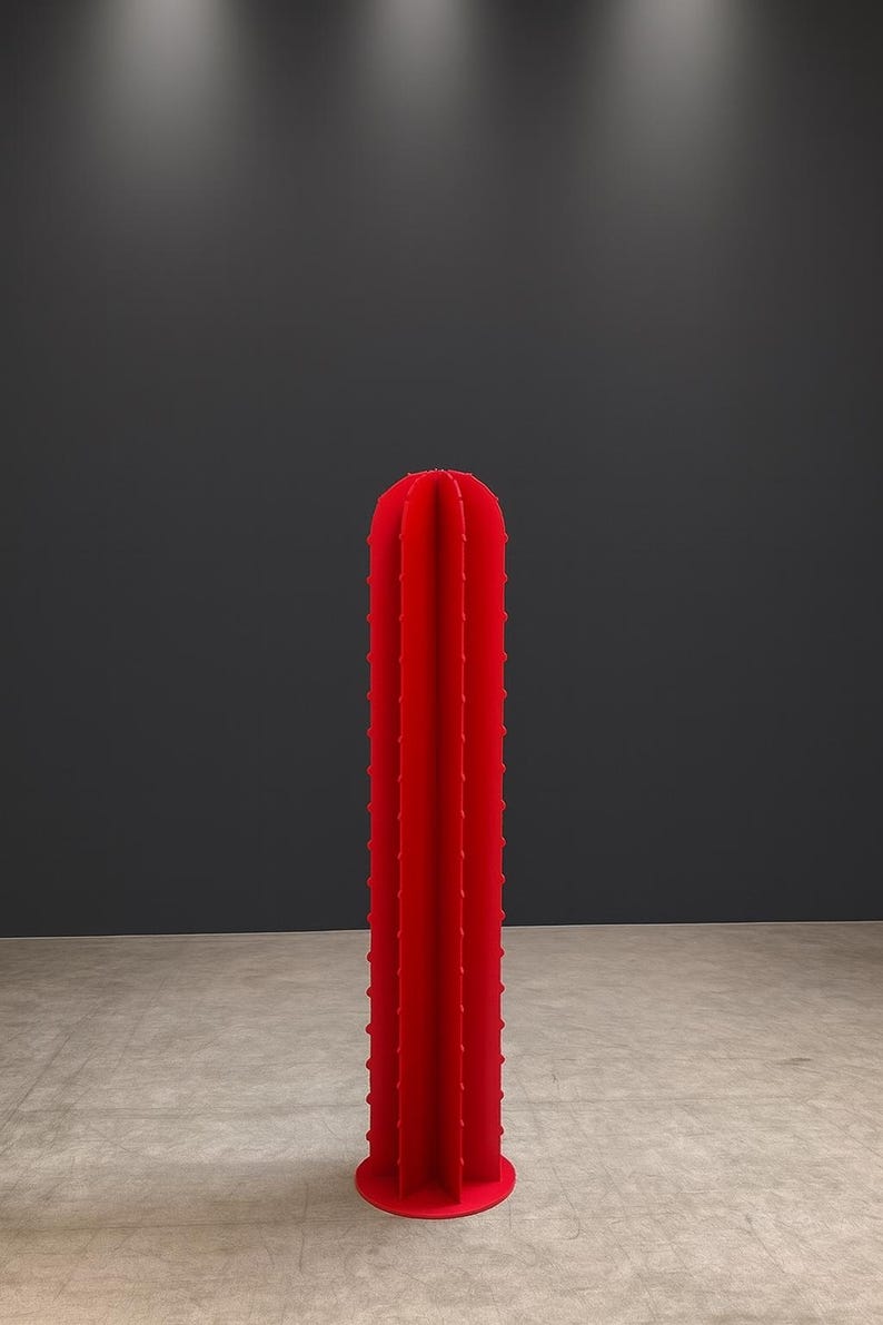 Cactus métallique de décoration extérieur