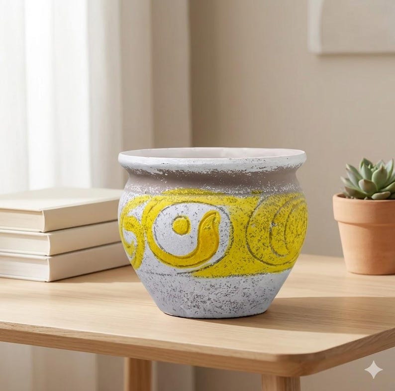 Pot de plantes succulentes en céramique avec drainage, petite jardinière pour cactus herbes décoration intérieure